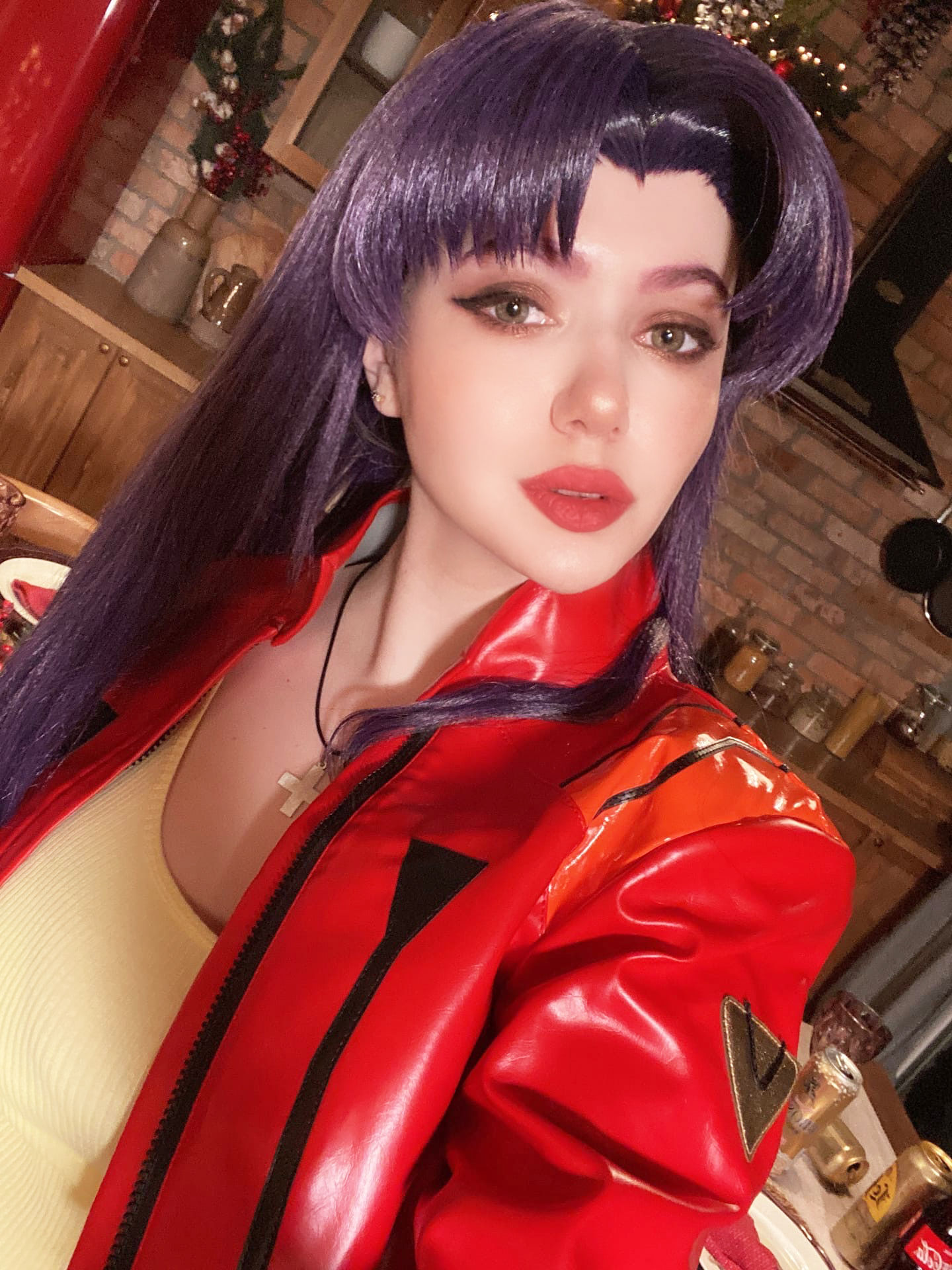 Обворожительный и заводной Cosplay Misato Katsuragi (Evangelion) by Alina Becker 18+